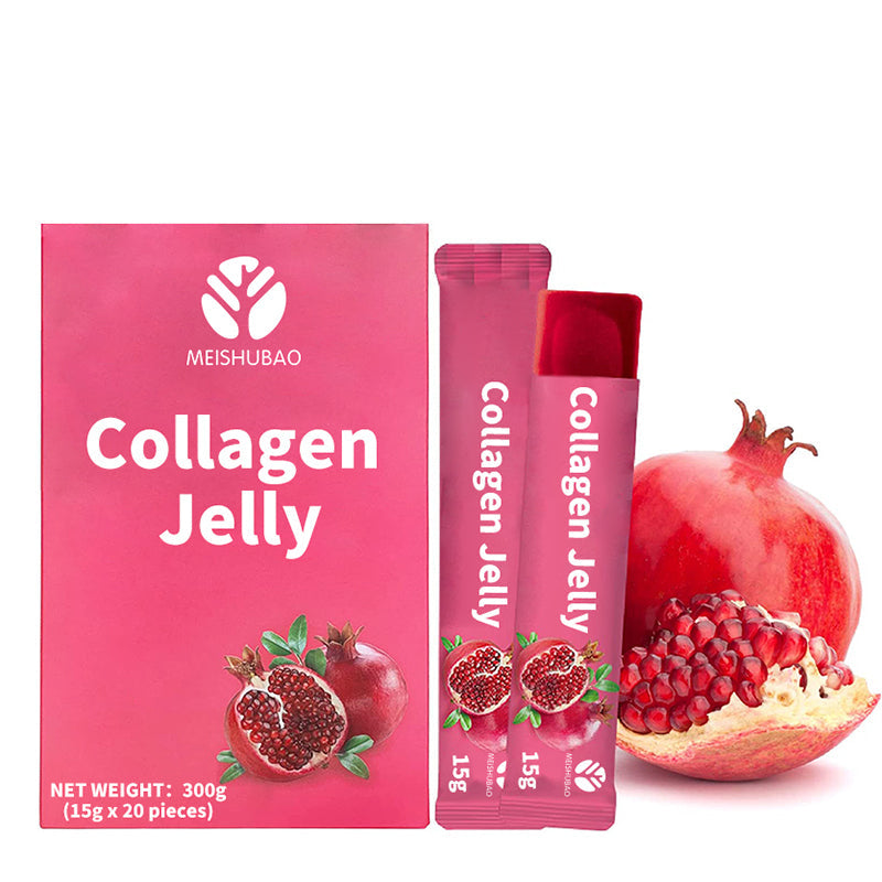 Wholesale Collagen Jelly Sticks for Skin Whitening with Pomegranate and Konjac