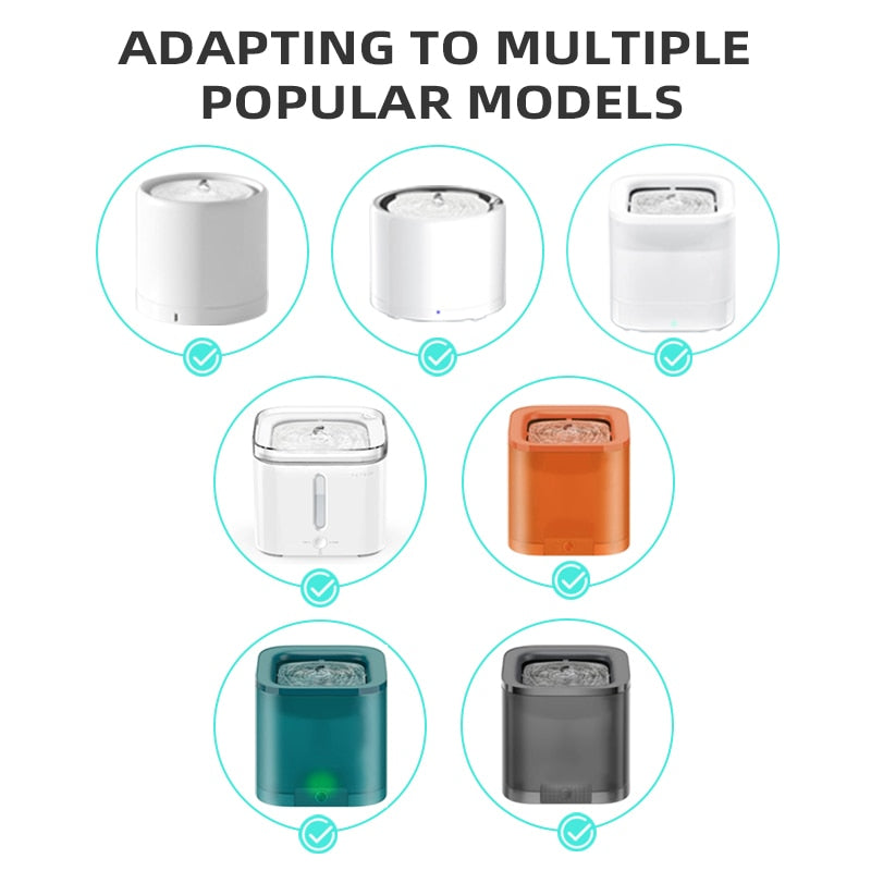 Pet Fountain Filters Four Layer Filtration