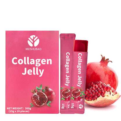 Wholesale Collagen Jelly Sticks for Skin Whitening with Pomegranate and Konjac